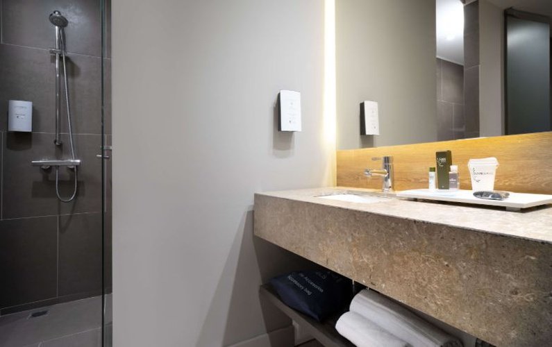 Baño Hotel Habitel Prime Bogotá
